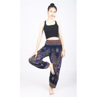 Harembroek Medium Eye donker blauw